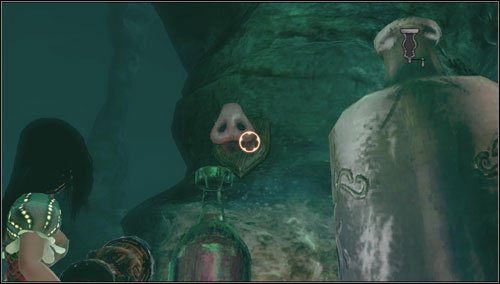 10 - Inky Veil - na początku etapu, na platformie po lewej podczas kakania po meduzach - Rozdział 2 - Deluded Depths (09-15) | Snouts - świńskie ryjki - Alice: Madness Returns - poradnik do gry