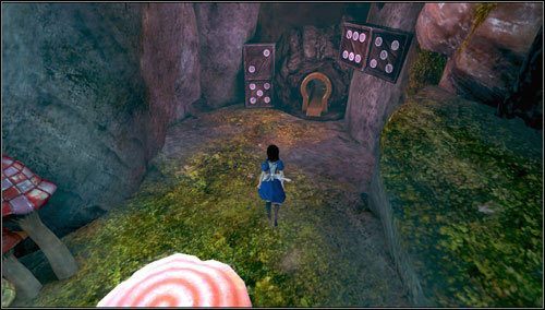 3 - The Vale of Tears - obok trampoliny - grzybka - Rozdział 1 - Hatters Domain (01-14) | Memories - wspomnienia - Alice: Madness Returns - poradnik do gry