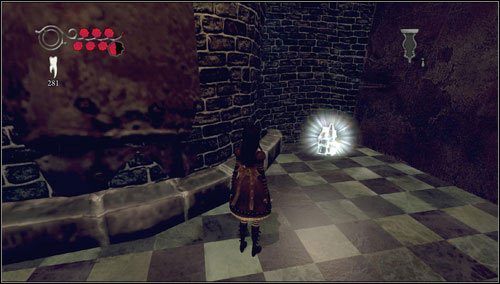 12 - Hatters Gate - w pokoju ze świńskim ryjkiem nr 6, po walce z Madcapami - Rozdział 1 - Hatters Domain (01-14) | Memories - wspomnienia - Alice: Madness Returns - poradnik do gry