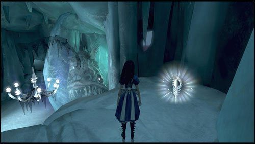 2 - Tundraful - po walce z rybkami i Insidious Ruin wchodzimy przez niewidoczną dziurkę na górę - Rozdział 2 - Deluded Depths (01-08) | Memories - wspomnienia - Alice: Madness Returns - poradnik do gry