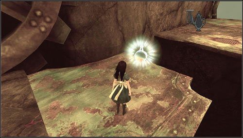 3 - Vale of Doom - przed przejściem na wyspę skręcamy w lewo i niszczymy przeszkodę - Rozdział 3 - Oriental Grove (01-09) | Memories - wspomnienia - Alice: Madness Returns - poradnik do gry