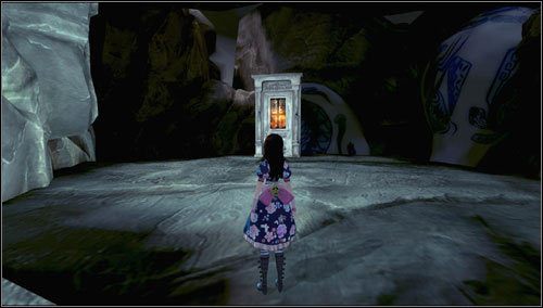 13 - Monastery Shelf Valley - automatycznie podczas przechodzenia przez drzwi - Rozdział 3 - Oriental Grove (10-19) | Memories - wspomnienia - Alice: Madness Returns - poradnik do gry