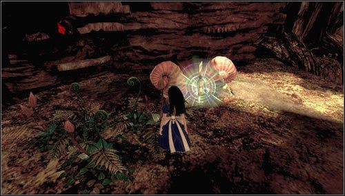 5 - Slug with a Shell - po walce z Bolterflies i kilkoma Insidious Ruin wskakujemy na półkę skalną po trampolinie - Rozdział 1 - Hatters Domain (01-10) | Bottles - butelki | Alice Madness Returns - Alice: Madness Returns - poradnik do gry