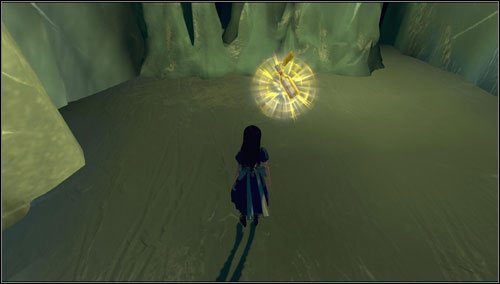 4 - Sliding toward Oblivion - po walce z Menacing Ruin oraz rybami obracamy się za siebie i niszczymy lodową taflę - Rozdział 2 - Deluded Depths (01-08) | Bottles - butelki | Alice Madness Returns - Alice: Madness Returns - poradnik do gry