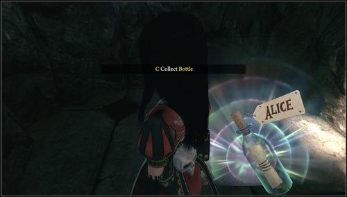 6 - Least Wing - w salce po prawej, pod ziemią - Rozdział 4 - Queensland (01-09) | Bottles - butelki | Alice Madness Returns - Alice: Madness Returns - poradnik do gry