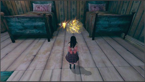 2 - Fort Resistance - w tunelu skręcamy w prawo i przechodzimy po niewidzialnych platformach - Rozdział 5 - Dollhouse | Bottles - butelki | Alice Madness Returns - Alice: Madness Returns - poradnik do gry