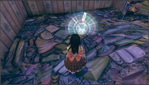 3 - Fort Resistance - za siateczkową zaporą, po prawej - Rozdział 5 - Dollhouse | Bottles - butelki | Alice Madness Returns - Alice: Madness Returns - poradnik do gry