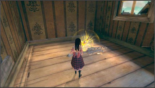 5 - Frogs Way - na niewidzialnych platformach obracamy się za siebie i wchodzimy na górę, za ciasteczkową zaporą - Rozdział 5 - Dollhouse | Bottles - butelki | Alice Madness Returns - Alice: Madness Returns - poradnik do gry