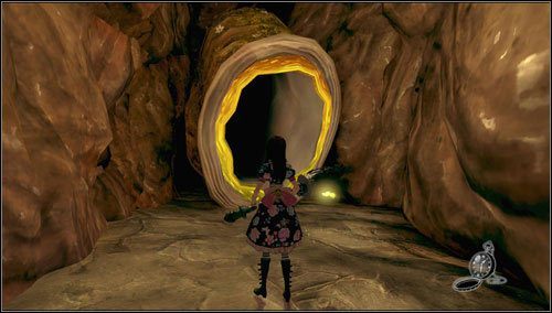 4 - Hellish Hive - w centrum placu, po prawej za stalagmitem - Rozdział 3 - Oriental Grove | Radula Rooms | Alice Madness Returns - Alice: Madness Returns - poradnik do gry