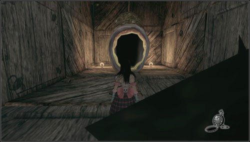 2 - Downtown Cellar - po walce z Dollgirl, w lewej odnodze tunelu za mysią dziurką - Rozdział 5 - Dollhouse | Radula Rooms | Alice Madness Returns - Alice: Madness Returns - poradnik do gry
