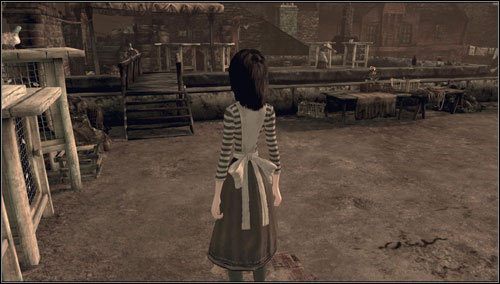 Trafiamy na dach budynku - Houndsditch Home | Rozdział 1 - Hatters Domain | Alice Madness Returns - Alice: Madness Returns - poradnik do gry