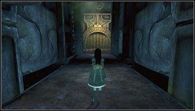 Po wejściu do pomieszczenia szybko rozprawiamy się z Eyepotem - Cranking Up & Pressing Down (1) | Rozdział 1 - Hatters Domain - Alice: Madness Returns - poradnik do gry