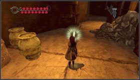 Przy okazji, przechodząc po prawej stronie po skrzyniach, zmniejszamy się i przechodzimy przez mysią dziurkę - tam odnajdujemy wspomnienie - Smelling & Regurgitating (1) | Rozdział 1 - Hatters Domain - Alice: Madness Returns - poradnik do gry