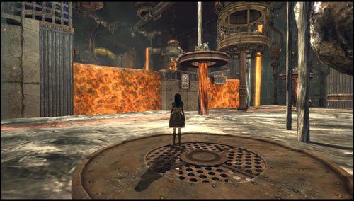 Wychodzimy do głównego pomieszczenia - Smelling & Regurgitating (2) | Rozdział 1 - Hatters Domain - Alice: Madness Returns - poradnik do gry
