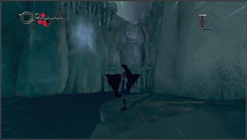 Wyskakujemy w górę po odkrytej platformie - Sliding toward Oblivion | Rozdział 2 - Deluded Depths | Alice Madness Returns - Alice: Madness Returns - poradnik do gry