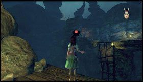 Wracamy na platformę i wciskamy przycisk z kowadełkiem na krawędzi - Naval Disaster | Rozdział 2 - Deluded Depths | Alice Madness Returns - Alice: Madness Returns - poradnik do gry