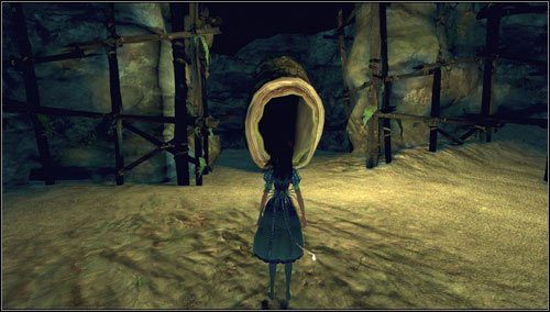 Wracamy do centralnej części planszy i wchodzimy do Radula Room - Barrelbottom | Rozdział 2 - Deluded Depths | Alice Madness Returns - Alice: Madness Returns - poradnik do gry