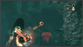 Rzucamy bombę zegarową na przycisk z kowadełkiem i biegniemy szybko w lewo - Inky Veil | Rozdział 2 - Deluded Depths | Alice Madness Returns - Alice: Madness Returns - poradnik do gry