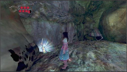 Idziemy naprzód i przeskakujemy na podwyższoną platformę - Choral Coral | Rozdział 2 - Deluded Depths | Alice Madness Returns - Alice: Madness Returns - poradnik do gry