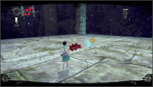 Wchodzimy do jedynych otwartych drzwi - pierwszych z prawej - Lost Souls Locker (1) | Rozdział 2 - Deluded Depths | Alice Madness Returns - Alice: Madness Returns - poradnik do gry