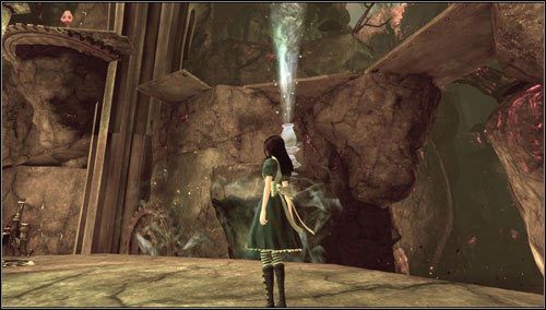Wracamy na podwyższenie i wskakujemy na górę - Vale of Doom (1) | Rozdział 3 - Oriental Grove | Alice Madness Returns - Alice: Madness Returns - poradnik do gry