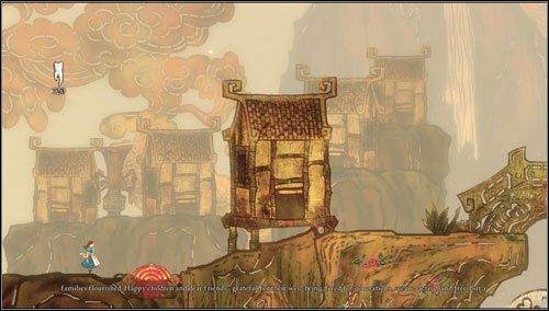 Teraz czeka na nas bardzo oryginalny etap - przenosimy się do widoku 2D - Scroll of Happy Times (1) | Rozdział 3 - Oriental Grove | Alice Madness Returns - Alice: Madness Returns - poradnik do gry