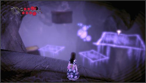 Idziemy w dół po niewidzialnych platformach - Monastery Shelf Valley (1) | Rozdział 3 - Oriental Grove | Alice Madness Returns - Alice: Madness Returns - poradnik do gry