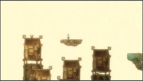 Na drugiej wieżyczce zbudowanej z domków znajdujemy brzoskwinię - Scroll of Dark Skies | Rozdział 3 - Oriental Grove | Alice Madness Returns - Alice: Madness Returns - poradnik do gry