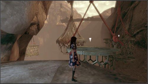 Idziemy w górę kanionu, przeskakując po klatkach - Hellish Hive (1) | Rozdział 3 - Oriental Grove | Alice Madness Returns - Alice: Madness Returns - poradnik do gry
