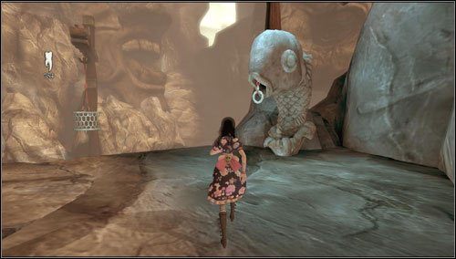 Wyskakujemy dzięki trampolinie na górną półkę - Hellish Hive (1) | Rozdział 3 - Oriental Grove | Alice Madness Returns - Alice: Madness Returns - poradnik do gry