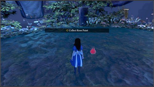 Zdobywamy ostatnie, czwarte w tym w rozdziale Rose Paint i powiększamy pasek naszego życia - Hellish Hive (2) | Rozdział 3 - Oriental Grove | Alice Madness Returns - Alice: Madness Returns - poradnik do gry
