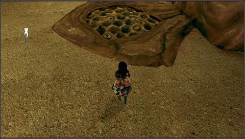 Wchodzimy na mały plac, gdzie przywitają nas trzy małe pszczoły - Hellish Hive (2) | Rozdział 3 - Oriental Grove | Alice Madness Returns - Alice: Madness Returns - poradnik do gry