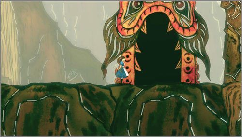 Podróżujemy w górę, unikając ognistego ostrzału i idziemy w stronę wyjścia - Scroll of Destiny | Rozdział 3 - Oriental Grove | Alice Madness Returns - Alice: Madness Returns - poradnik do gry