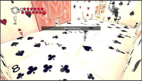 Wewnątrz, na placu, znajdujemy wspomnienie - Cardbridge (2) | Rozdział 4 - Queensland | Alice Madness Returns - Alice: Madness Returns - poradnik do gry