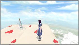 Poruszamy się w kierunku platformy złożonej z dwóch asów - znajdujemy na niej butelkę - Cardbridge (2) | Rozdział 4 - Queensland | Alice Madness Returns - Alice: Madness Returns - poradnik do gry