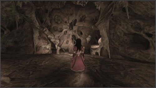 Przechodzimy kawałek drogi i niszczymy przeszkodę po prawej stronie ścieżki - Waste Wing Part 1 (2) | Rozdział 4 - Queensland | Alice Madness Returns - Alice: Madness Returns - poradnik do gry