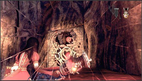 Strzelamy w przełącznik i wyskakujemy na górę - Waste Wing Part 1 (3) | Rozdział 4 - Queensland | Alice Madness Returns - Alice: Madness Returns - poradnik do gry