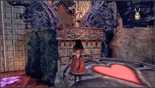 Zostawiamy bombę na pierwszej platformie i szybko przeskakujemy w kierunku tej położonej bliżej kolejnej lokacji - Waste Wing Part 1 (4) | Rozdział 4 - Queensland | Alice Madness Returns - Alice: Madness Returns - poradnik do gry