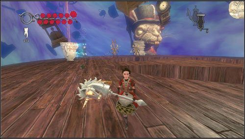 Naszym zadaniem jest przetrwanie kilkudziesięciu sekund w obliczu starcia z duetami Drowned Sailor i Daimyo Wasp - Waste Wing Part 2 | Rozdział 4 - Queensland | Alice Madness Returns - Alice: Madness Returns - poradnik do gry