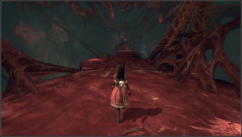Idziemy w stronę tronu z małą Alicją i kończymy rozdział - Dark of Heartness | Rozdział 4 - Queensland | Alice Madness Returns - Alice: Madness Returns - poradnik do gry