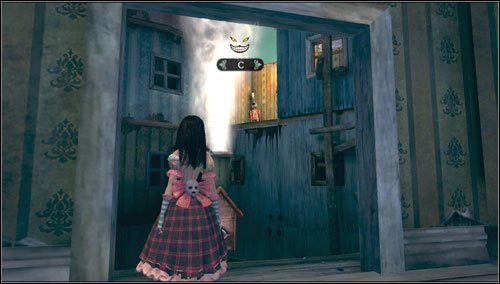 Wchodzimy, idąc po kładce, do następnego domku - Frogs Way (1) | Rozdział 5 - Dollhouse | Alice Madness Returns - Alice: Madness Returns - poradnik do gry