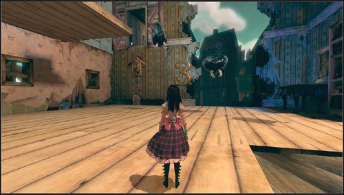 Wskakujemy na teren zniszczonego pokoju - Frogs Way (1) | Rozdział 5 - Dollhouse | Alice Madness Returns - Alice: Madness Returns - poradnik do gry