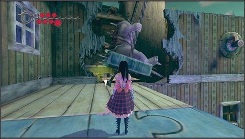 Przeskakujemy na drugą stronę uważając na huśtawki - Frogs Way (1) | Rozdział 5 - Dollhouse | Alice Madness Returns - Alice: Madness Returns - poradnik do gry