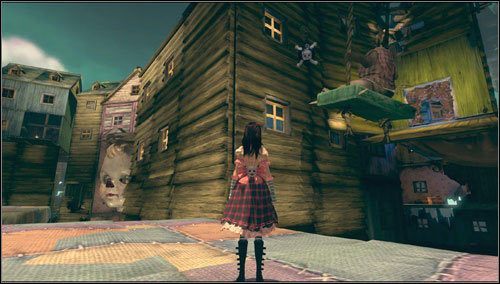 Wychodzimy na plac, na którym przeciwko nam stają: Dollgirl, Menacing Ruin oraz Drifting Ruin - Frogs Way (2) | Rozdział 5 - Dollhouse | Alice Madness Returns - Alice: Madness Returns - poradnik do gry