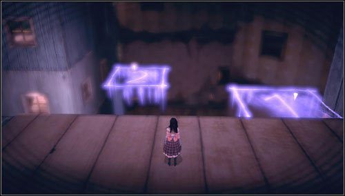 Delikatnie schodzimy w dół korzystając z niewidzialnych platform - Frogs Way (2) | Rozdział 5 - Dollhouse | Alice Madness Returns - Alice: Madness Returns - poradnik do gry
