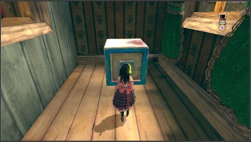 Wskakujemy na małego pokoiku, gdzie znajdujemy kolejny fragment - Frogs Way (2) | Rozdział 5 - Dollhouse | Alice Madness Returns - Alice: Madness Returns - poradnik do gry