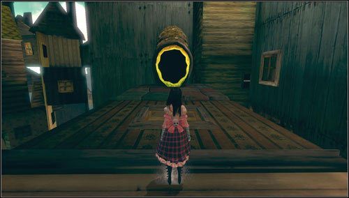 Cofamy się nieco i wchodzimy do Radula Roomu - Frogs Way (3) | Rozdział 5 - Dollhouse | Alice Madness Returns - Alice: Madness Returns - poradnik do gry