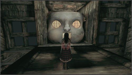 W otwartym przejściu pod spodem znajduje się wspomnienie - Downtown Cellars (1) | Rozdział 5 - Dollhouse | Alice Madness Returns - Alice: Madness Returns - poradnik do gry