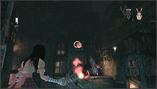 Przebiegamy szybko do pokoju, w którym zniknęły kolce - Downtown Cellars (2) | Rozdział 5 - Dollhouse | Alice Madness Returns - Alice: Madness Returns - poradnik do gry