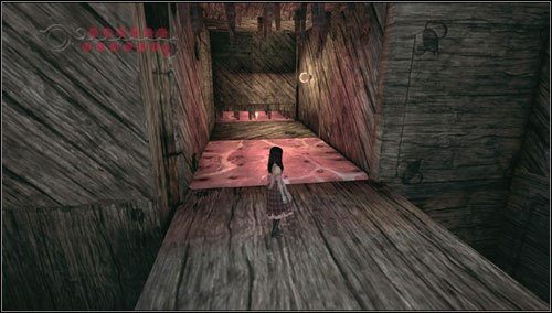 Prześlizgujemy się pod prasami i idziemy dalej - Downtown Cellars (2) | Rozdział 5 - Dollhouse | Alice Madness Returns - Alice: Madness Returns - poradnik do gry
